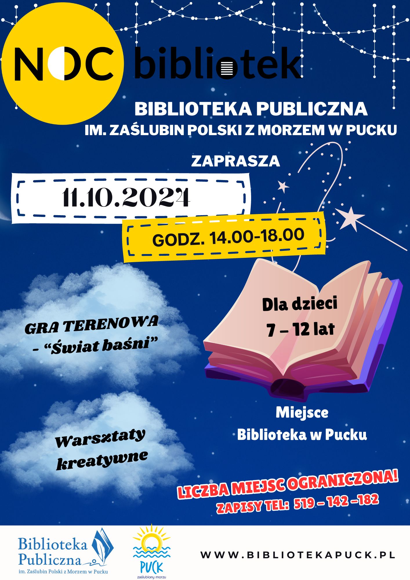 Noc Bibliotek 2024 dzieci