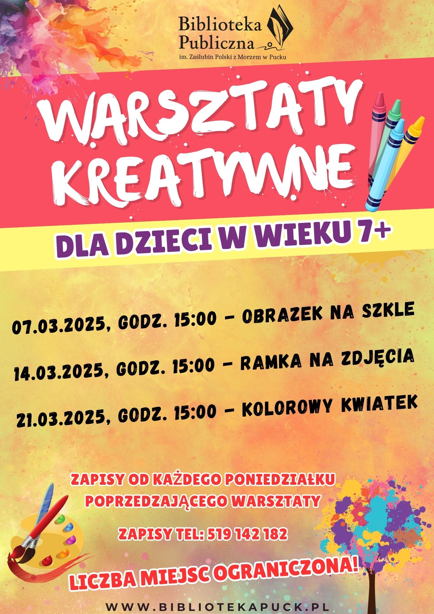 WARSZTATY KREATYWNE marzec