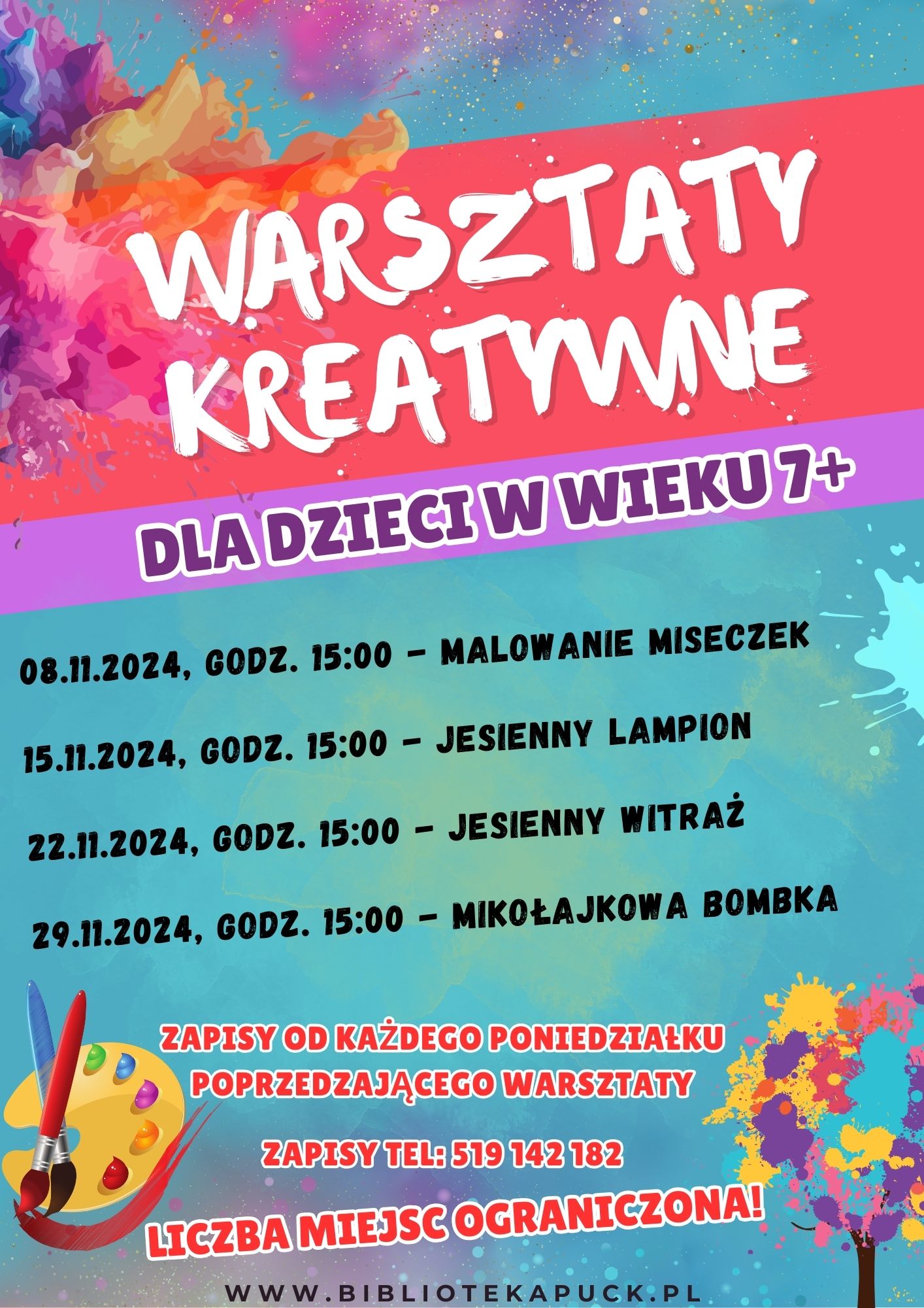  WARSZTATY KREATYWNE Listopad 2024